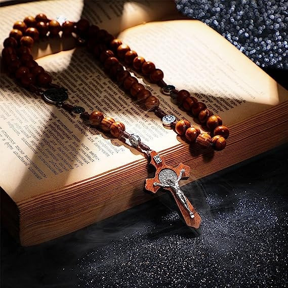✨ Rosario Bendecido de Palo Santo 📿🙏