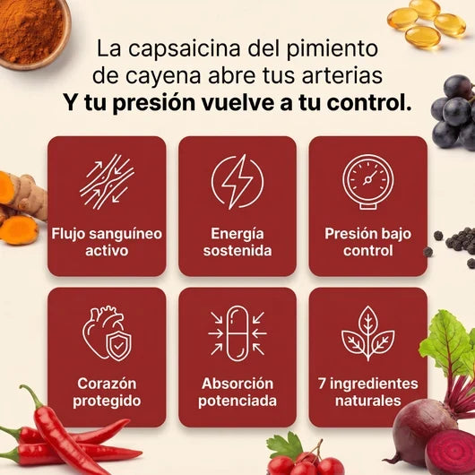 Sovexa® Cayenne Pepper – Suplemento Botánico para Circulación Saludable