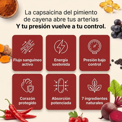 Sovexa® Cayenne Pepper – Suplemento Botánico para Circulación Saludable