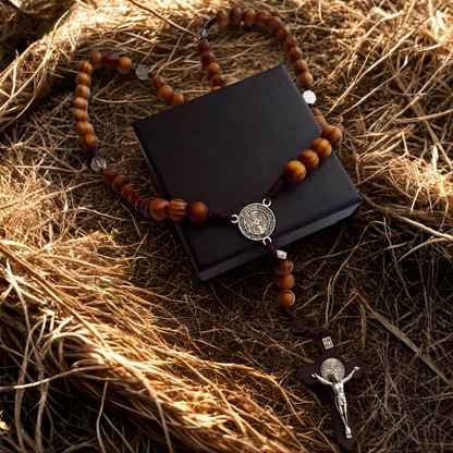✨ Rosario Bendecido de Palo Santo 📿🙏