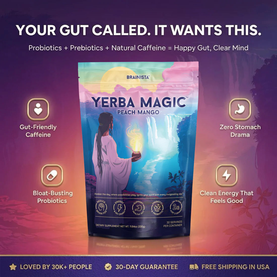 Yerba Magic® Instantáneo 11.64 oz (330g) en Polvo - 100% Original