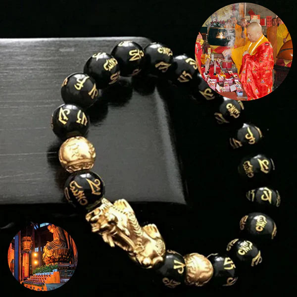 ✨ Pulsera Pi Xiu de Obsidiana 🖤 Brazalete de Energía y Protección 🛡️💫