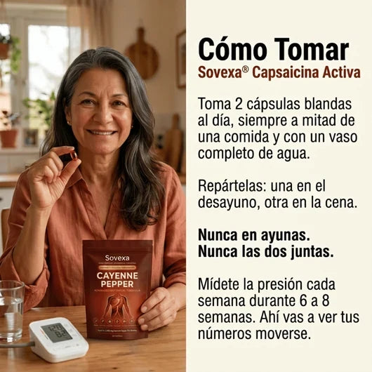 Sovexa® Cayenne Pepper – Suplemento Botánico para Circulación Saludable